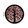 Imagem de Quadro Decorativo Árvore da Vida Rose Espelhado em MDF