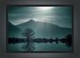 Imagem de Quadro Decorativo Árvores Reflexo No Lago Paisagem Natureza Decorações Com Moldura G02