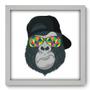 Imagem de Quadro Decorativo - Bad Monkey - 33cm x 33cm - 134qdsb