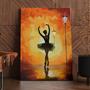 Imagem de Quadro Decorativo Bailarina Canvas 50x70 - Foto Paulista