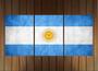 Imagem de Quadro Decorativo Bandeira Da Argentina Países Decoração Quartos Sala