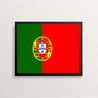 Imagem de Quadro Decorativo Bandeira Portugal 45x34cm - com vidro