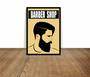 Imagem de Quadro Decorativo Barbearia Barber Shop Cabeleireiro Com Moldura RC011