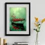 Imagem de Quadro Decorativo Barco De Flores 60X48Cm