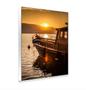 Imagem de Quadro Decorativo Barco Por do Sol perfeito para quem ama momentos e a arte. Ideal para salas, quartos e escritórios.