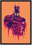 Imagem de Quadro Decorativo Batman Heróis Geek Decorações Com Moldura G04