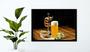 Imagem de Quadro Decorativo Bebidas Chope Cervejas Choperias Pub Bares Lanchonetes Com Moldura RC003