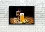 Imagem de Quadro Decorativo Bebidas Chope Cervejas Choperias Pub Bares Lanchonetes Com Moldura RC003