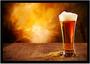 Imagem de Quadro Decorativo Bebidas Chope Cervejas Choperias Pub Bares Lanchonetes Com Moldura RC004