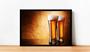 Imagem de Quadro Decorativo Bebidas Chope Cervejas Choperias Pub Bares Lanchonetes Com Moldura RC009