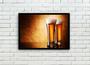 Imagem de Quadro Decorativo Bebidas Chope Cervejas Choperias Pub Bares Lanchonetes Com Moldura RC009