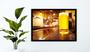 Imagem de Quadro Decorativo Bebidas Chope Cervejas Choperias Pub Bares Lanchonetes Com Moldura RC058