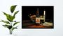 Imagem de Quadro Decorativo Bebidas Chope Cervejas Choperias Pub Bares Lanchonetes Com Moldura RC060