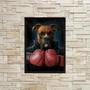 Imagem de Quadro Decorativo Boxer Box 33X24Cm - Com Vidro