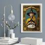 Imagem de Quadro Decorativo Bruxa Com Café 24X18Cm - Com Vidro