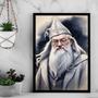 Imagem de Quadro Decorativo Bruxo Dumbledore 24X18Cm - Com Vidro