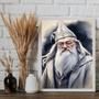 Imagem de Quadro Decorativo Bruxo Dumbledore 24X18Cm - Com Vidro