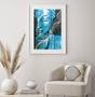 Imagem de Quadro Decorativo Buda Azul - 60x48cm