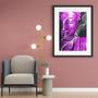 Imagem de Quadro Decorativo Buda Roxo - 60x48cm