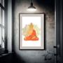 Imagem de Quadro Decorativo Buda Sidarta - 60X48Cm