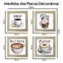 Imagem de Quadro Decorativo Café Expresso Padaria Cozinha 12x12cm 2