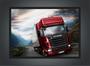 Imagem de Quadro Decorativo Caminhão Veículos Com Moldura G01