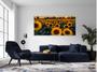 Imagem de Quadro Decorativo Campo de Girasol em Tecido Canvas 130x60