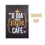 Imagem de Quadro Decorativo Cantinho Do Café Frases