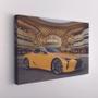 Imagem de Quadro Decorativo Canvas Amarelo Super Carro Sport 75x50cm