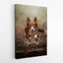 Imagem de Quadro Decorativo Canvas Border Collie Cachorro Correndo