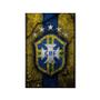 Imagem de Quadro Decorativo Canvas Brasão CBF Penta Brasil Futebol Rua