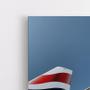 Imagem de Quadro Decorativo Canvas Cauda Avião Vermelho Azul 75x50cm