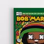 Imagem de Quadro Decorativo Canvas Chibi Bob Marley Reggae