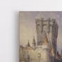 Imagem de Quadro Decorativo Canvas Efeito Pintura Castelo Medieval