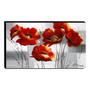 Imagem de Quadro Decorativo Canvas Papoulas Vermelhas 60x105cm