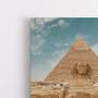 Imagem de Quadro Decorativo Canvas Pirâmide De Gizé Esfinge Monumento