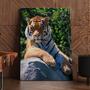 Imagem de Quadro Decorativo Canvas Tigre 60x90 - Foto Paulista