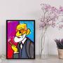 Imagem de Quadro Decorativo Caricatura Freud 24x18cm