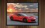Imagem de Quadro Decorativo Carro Corvette Quartos Salas Decoração Com Moldura