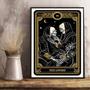 Imagem de Quadro Decorativo Carta Tarot The Lovers 45x34cm