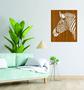 Imagem de Quadro Decorativo Carvalho Mdf Zebra Selvagem 40X20Cm