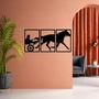 Imagem de Quadro decorativo cavalo surk 3 peças