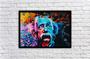 Imagem de Quadro Decorativo Celebridades Albert Einstein Abstrato Física Laboratórios Com Moldura RC000