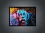 Imagem de Quadro Decorativo Celebridades Albert Einstein Abstrato Física Laboratórios Com Moldura RC000