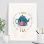 Imagem de Quadro Decorativo Chá I LoveTea 45x34cm - com vidro