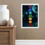 Imagem de Quadro Decorativo Chakras - Universo 33X24Cm - Com Vidro