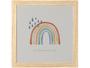 Imagem de Quadro Decorativo Chuva Arco-íris 23,5x23,5cm