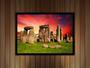Imagem de Quadro Decorativo Cidades Amesbury Stonehenge Reino Unido Turismo Viagens Salas Com Moldura RC173