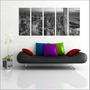Imagem de Quadro Decorativo Cidades Famosas Dubai Prédios Salas 5 Peças GG2