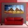 Imagem de Quadro Decorativo Cidades Famosas Egito Pirâmides 5 Peças
